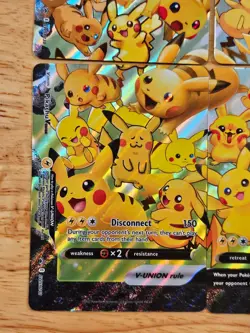 Pikachu V-Union PROMO Set of All 4 Cards SWSH139-142 NM Pokemon Nintendo M9253 - Image 4