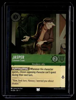 Disney Lorcana The First Chapter Jasper Common Crook Foil 81/204 - Image 1