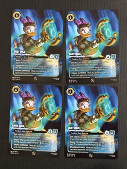 Disney Lorcana Daisy Duck Paranormal Investigator Promo Non-foil Qty 4 - Image 1
