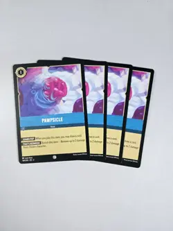 Pawpsicle 169/204 Playset 4 cards - Rise of the Floodborn Lorcana - Image 1