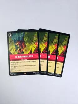 Be King Undisputed Playset 4 cards - Ursula's Return Disney Lorcana - Image 1