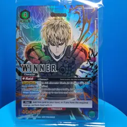 Sealed Genos (Winner) - Union Arena Promotion Card One Punch Man - Image 1