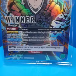 Sealed Genos (Winner) - Union Arena Promotion Card One Punch Man - Image 2