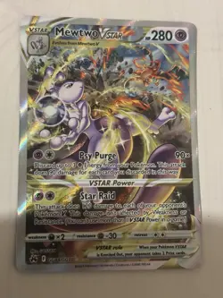 Mewtwo VSTAR Crown Zenith GG44/GG70 Ultra Rare Card Pokemon TCG - Full Art - UK - Image 1
