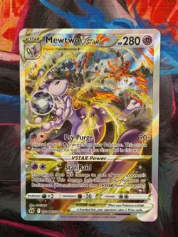 Mewtwo VSTAR GG44/GG70 Ultra Rare Crown Zenith Pokemon Card - Image 1