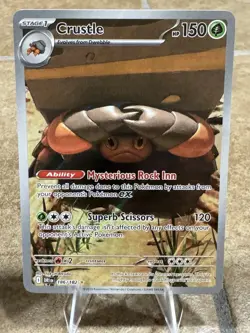 Crustle 186/182 DRI Destined Rivals NM Illustration Rare Pokemon Card - Image 2
