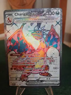 CHARIZARD 2023 POKEMON CARD #056 BLACK STAR PROMO SCARLET & VIOLET - Image 1