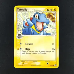 Totodile 67/101 - Crystal Guardians - Pokemon Card - Image 3