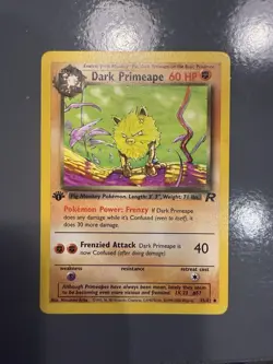 Dark Primeape First Edition Team Rocket Card 43/82 - Image 1