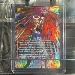 Gogeta FB09-122 Secret Rare Alternate Art Dual Evolution Dragon Ball Card Game - Image 1