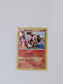 Volcanion (XY Steam Siege Prerelease) XY145 XY Holo STAFF STAMP pokemon card - Image 1