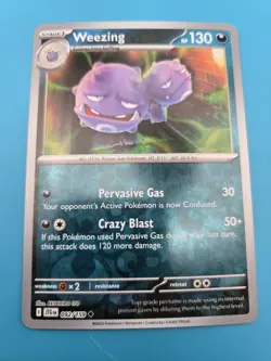 Pokemon Weezing 92/159 Reverse Holo Journey Together Card NM - Image 1