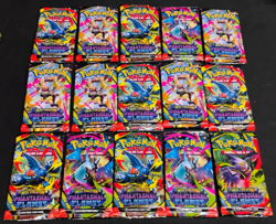 Pokemon TCG Phantasmal Flames ME02 Booster EMPTY 15 Wrapper Packs No Cards - Image 2