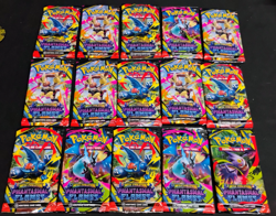 Pokemon TCG Phantasmal Flames ME02 Booster EMPTY 15 Wrapper Packs No Cards - Image 3