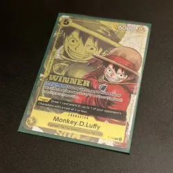 Monkey.D.Luffy (Winner Pack 2026 Vol. 2) P-106 One Piece Promotion Cards Foil - Image 1