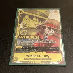 Monkey.D.Luffy (Winner Pack 2026 Vol. 2) P-106 One Piece Promotion Cards Foil - Image 2