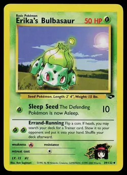 Pokemon Card - Erika's Bulbasaur Gym Challenge 39/132 Uncommon - Image 1