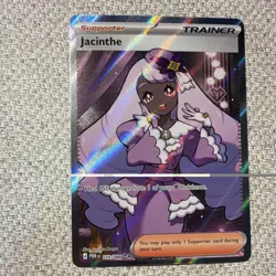 Pokemon TCG Jacinthe POR Trainer Supporter Full Art Holo Rare 110/088 2026 Card - Image 1
