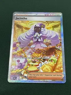 Jacinthe 122/088 SIR Pokemon Perfect Order Full art Trainer Card - Image 2