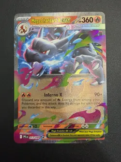 Pokemon Card - Mega Charizard X ex 013/094 Ultra Rare - Phantasmal Flames - Image 1