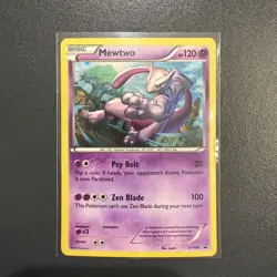 Pokemon XY100 Mewtwo Holo Rare Black Star Promotional TCG Card - Image 1