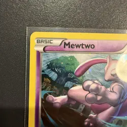 Pokemon XY100 Mewtwo Holo Rare Black Star Promotional TCG Card - Image 3