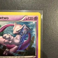 Pokemon XY100 Mewtwo Holo Rare Black Star Promotional TCG Card - Image 4