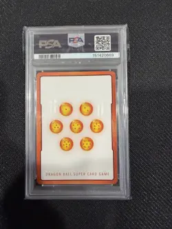 Dragon Ball Super Card Game Fusion World Manga 01 Energy Marker Gold E-60 PSA 10 - Image 2