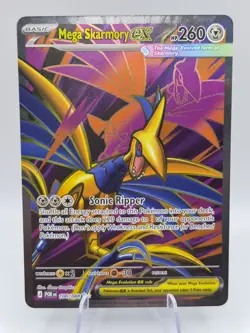 Pokemon Mega Skarmory EX Holo 106/088 Card English - Image 1