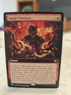 Tibalt's Trickery Kaldheim Extended Art Near Mint NM MTG Card - Image 1