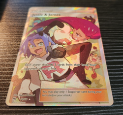 Pokemon- Jesse And James 68/68- Full Art Trainer Card- Hidden Fates - Image 3