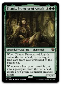 Titania, Protector of Argoth #210 (NM) Thunder Junction OTC Magic MTG - Image 1