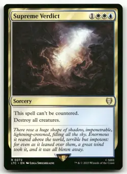 Supreme Verdict #272 (NM) Lord of the Rings LTC Magic MTG - Image 1