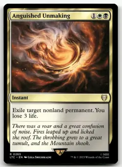 Anguished Unmaking #265 (NM) Lord of the Rings LTC Magic MTG - Image 1