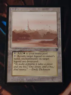 1x LP/NM Karakas, English Legends Rare, Legendary Land MTG - Image 1