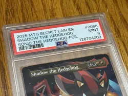 Magic The Gathering: Shadow the Hedgehog (Rainbow Foil) - PSA 9 - Image 2