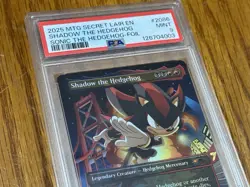 Magic The Gathering: Shadow the Hedgehog (Rainbow Foil) - PSA 9 - Image 3