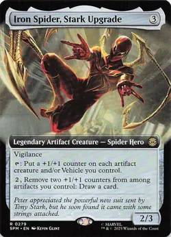 Iron Spider, Stark Upgrade (Extended Art) R Marvel's Spider-Man 279 NM - Image 1
