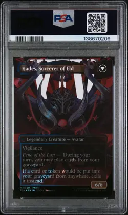 2025 MTG Emet-Selch, Hades (Borderless) (Surge Foil) Final Fantasy PSA 10 - Image 2