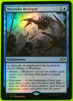 mtg magic mirrodin besieged assiege FOIL ENGLISH enchantment modern horizons - Image 1