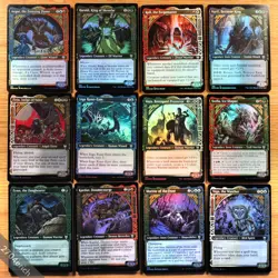 Set of 12 FOIL Kaldheim Uncommon Legendary Showcase Creatures *NM* Magic MTG - Image 1