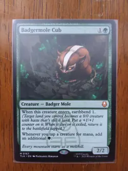 Badgermole Cub Avatar: The Last Airbender MTG Mythic Regular - Image 1