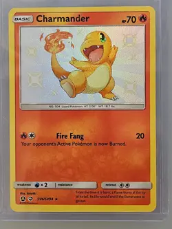Charmander SV6/SV94 Pokemon Hidden Fates: Shiny Vault Baby Shiny Holo Near Mint - Image 1