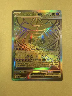 Mega Zygarde Ex 124/088 Me03: Pokemon Perfect Order - Mega Hyper Rare - Image 1