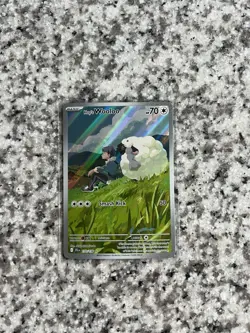 Pokemon TCG Hop's Wooloo 170/159 Sv09: Journey Together IR Holo Card - Image 1