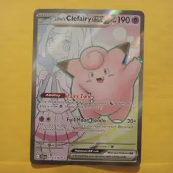 Pokemon TCG Lillie's Clefairy ex 173/159 Journey Together SV09 Full Art - Image 1