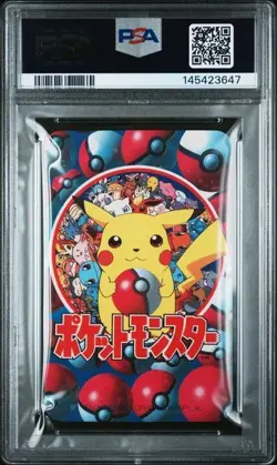 PSA 10 ABRA/KADABRA/ALAKAZAM/TANGELA 8 Of Clubs Televi-Kun P/C Pokemon 1998 - Image 2