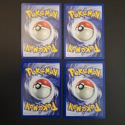 Pikachu, Charmander, Squirtle, Bulbasaur - Base Set 2 - Pokemon -Starter Set - Image 2