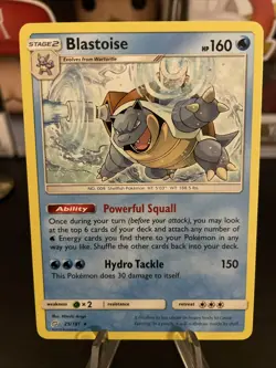 NM-Mint Blastoise - 25/181 - Rare Pokemon Team Up - Image 1