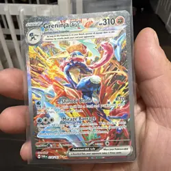 Pokemon Greninja EX TCG Sir 214/167 Scarlet & Violet Twilight Masquerade - Image 1